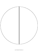 Pie Chart Template - 2 Slices