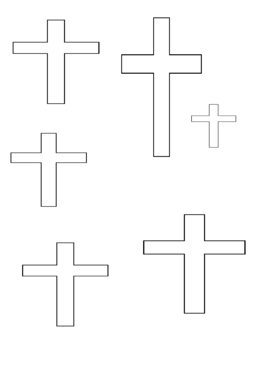 Cross Templates Printable pdf