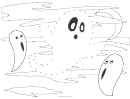 Ghosts Dot-to-dot Sheet