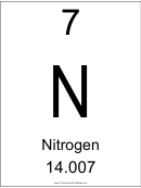 Element 007 Nitrogen