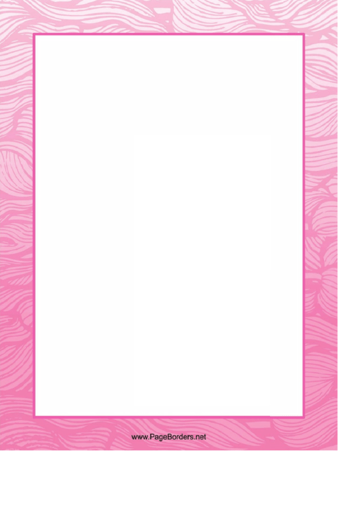 Pink Lines Page Border Templates Printable pdf
