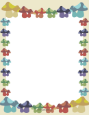 Mushrooms Page Border Templates