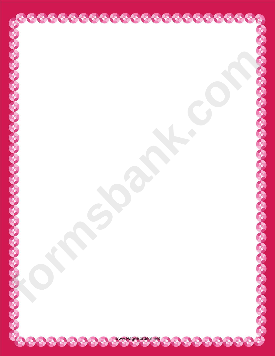 Rubies Page Border Templates