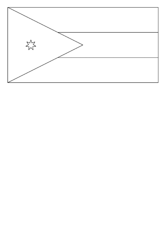 Jordan Flag Template Printable pdf