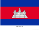 Cambodia Flag Template