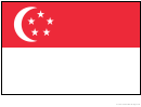 Singapore Flag Template