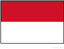 Indonesia Flag Template