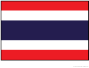 Thailand Flag Template