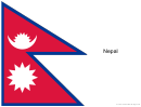 Nepal Flag Template