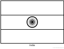India Flag Template