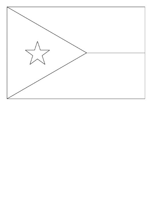 Djibouti Flag Template printable pdf download