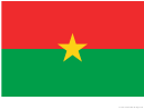 Burkina Faso Flag Template