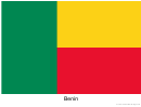 Benin Flag Template