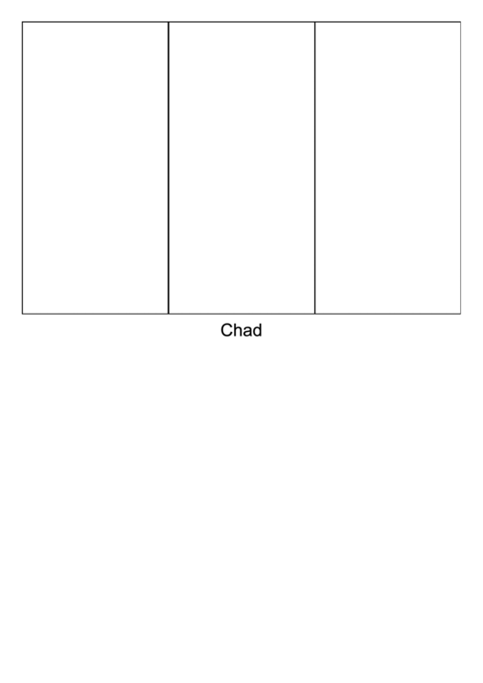 Chad Flag Template printable pdf download