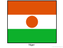 Niger Flag Template