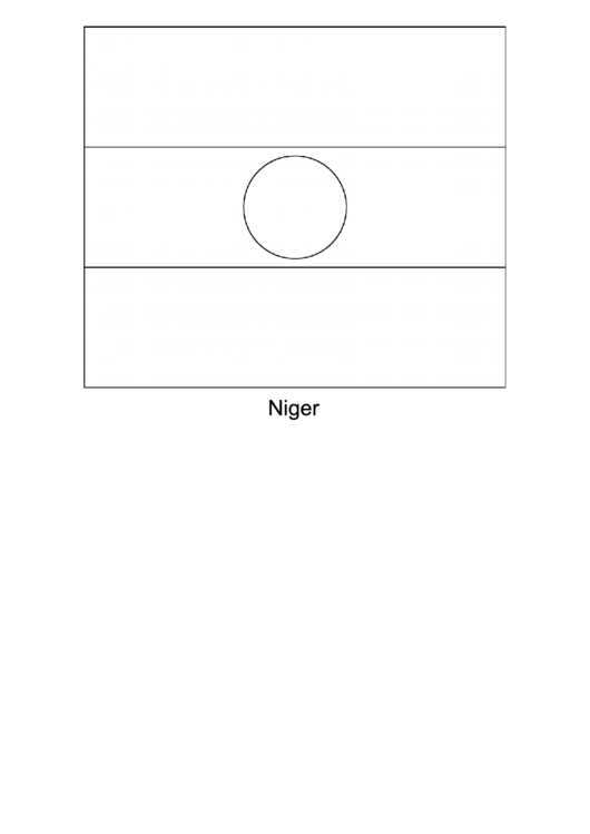 Niger Flag Template