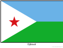 Djibouti Flag Template