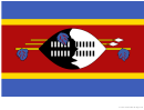 Swaziland Flag Template