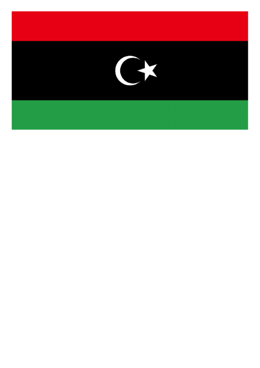 Libya Flag Template