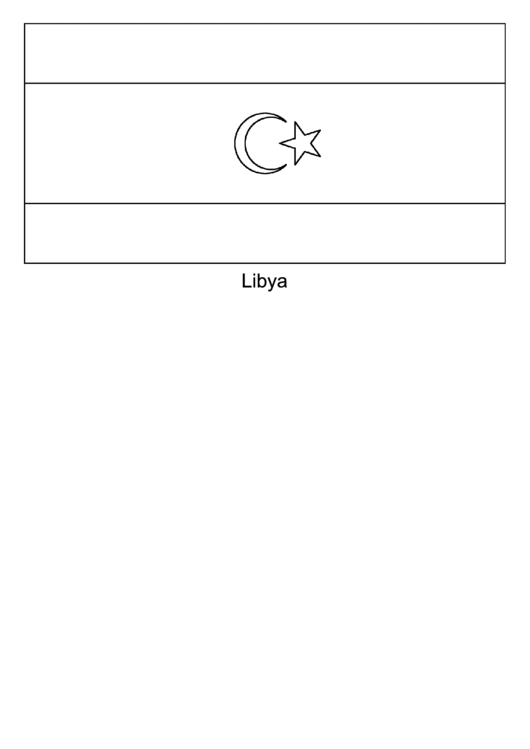 Libya Flag Template