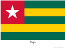 Togo Flag Template