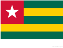 Togo Flag Template
