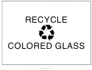 Recycle Colored Glass