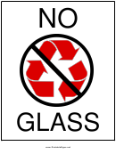 Recyclables - No Glass