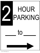 2 Hour Parking