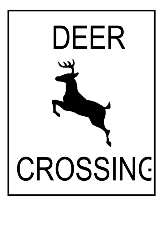 Fillable Deer Sign Templates Printable pdf