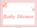 Baby Shower Girl Lawn Sign