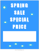 Spring Special Sale Price