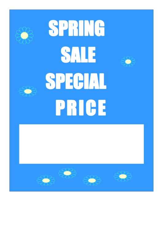 Spring Special Sale Price