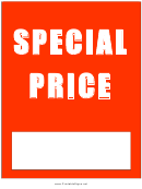 Sale Special Price
