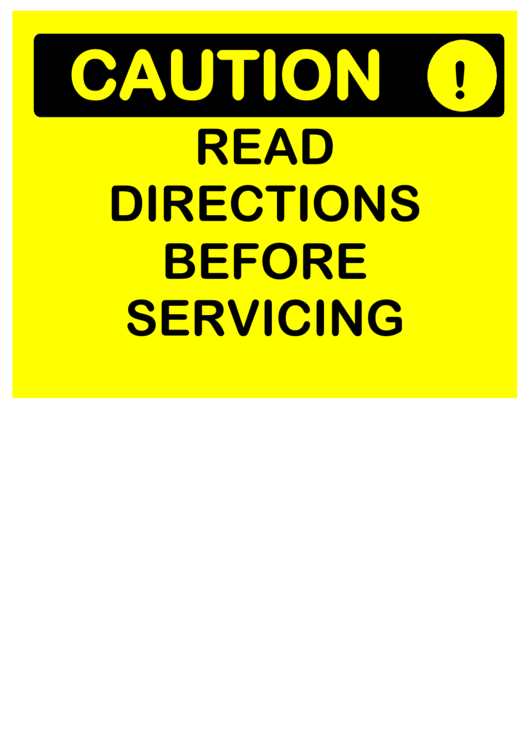 Caution Read Instructions Printable pdf