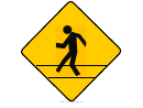 Pedestrian Crossing Sign Templates