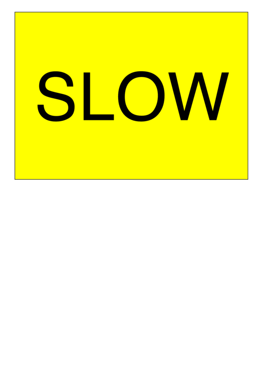 Fillable Slow Sign Templates Printable pdf