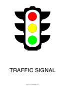 Traffic Signal Sign Templates