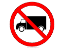 No Lorries Sign Templates