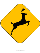 Deer Sign Templates