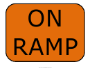 On Ramp Road Sign Template