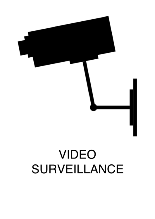 Video Surveillance Sign Templates Printable pdf