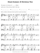 O Christmas Tree Chord Analysis Music Worksheet Template
