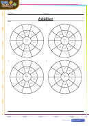 Circle Drill Addition Worksheet Template With Answers