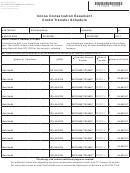 Form Dr 1305e - Gross Conservation Easement Credit Transfer Schedule