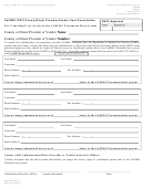 Form Dhcs 5102 - California Caloms Itws County/direct Provider/vendor User Cancellation - Health And Human Services Agency