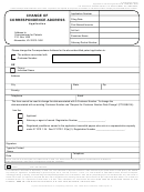 Form Pto/aia/122 - Change Of Correspondence Address Application