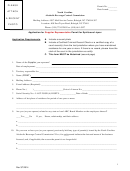 Application For Supplier Representative Permit For Spirituous Liquor Printable pdf