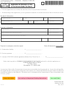 Vt Form Est-195 - Application For Extension Of Time To File Vermont Estate Tax Return