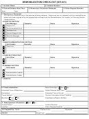 Form Ics 221 - Demobilization Check-out